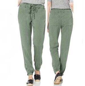 UGG Rosendahl Woven Joggers Green Womens Size Medium